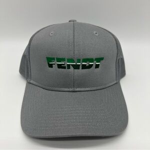 Fendt‎ Tractor Baseball Hat, Gray, Adjustable